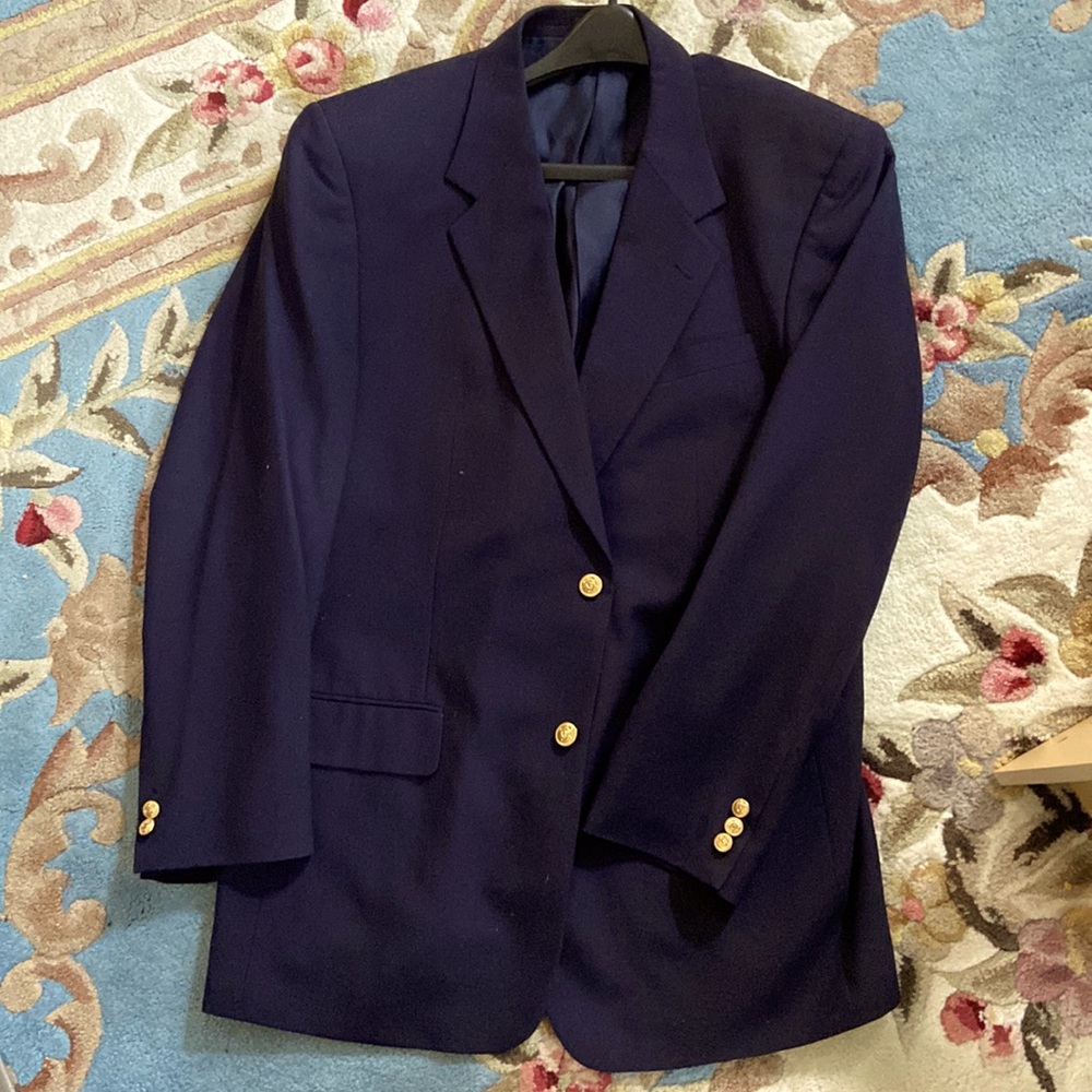 100% virgin wool suit jacket